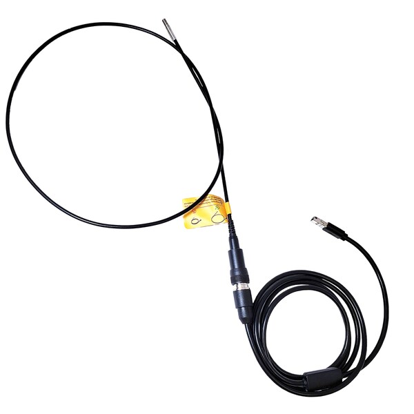 Vividia Gun Barrel USB Borescope, ⌀ 5mm 36" Long, SemiRigid, Side View Mirror GB 5100 Zoro